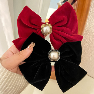 2024年网红洗脸专用束发带敷面膜化妆发箍洗漱毛绒头巾兔耳朵蝴蝶结发饰详情15