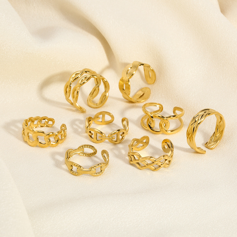 跨境亚马逊热卖时尚不锈钢脚链镀金不掉色钛钢脚饰高级感饰品批发详情9