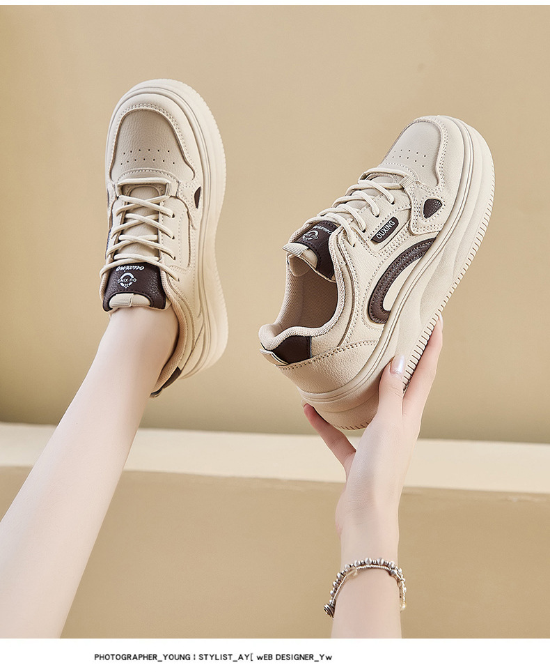 2024秋季小白鞋新款韩版ins女学生增高厚底运动板鞋休闲街拍SH107详情14