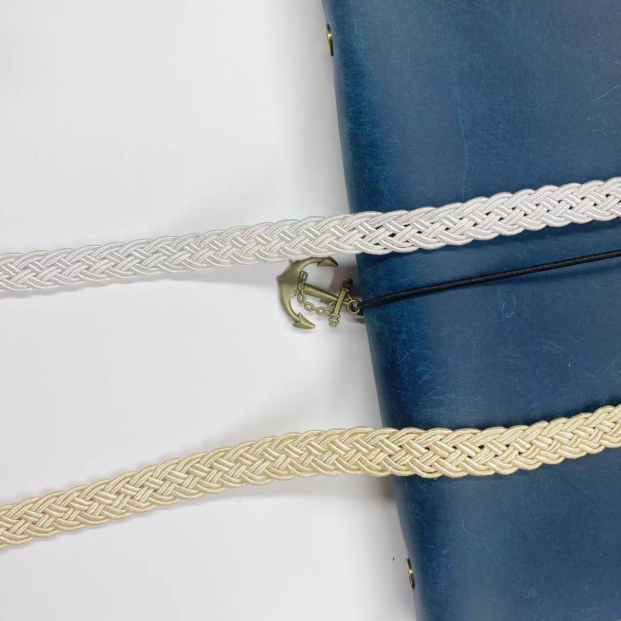 8mm, 13mm braided lace webbing, diy handmade hats, clothing headbands, twisted fabric clothing accessories pic 4