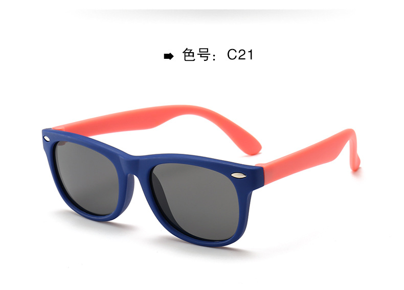 Nuevos niños gafas de sol polarizadas moda niños niñas personalidad cartoon rice booking baby shores wholesale pic 41