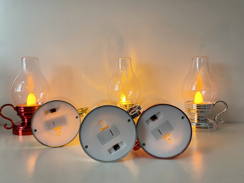 New single-wax small oil lamps, small horse lamps, wind lamps, decorative handicrafts and ornaments pic 1