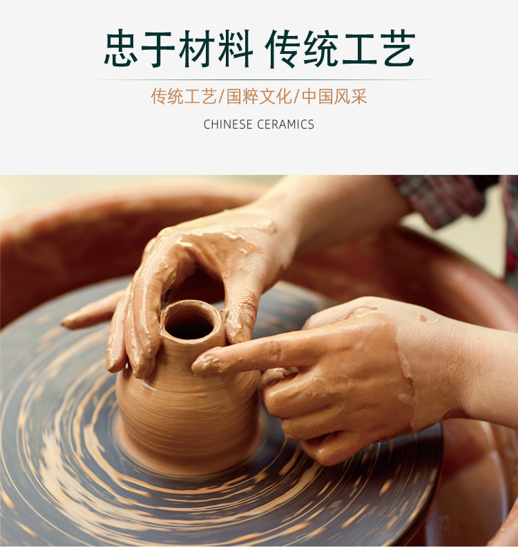 青瓷个性手工艺摆件小美人醉婉约典雅家居装饰品水培花插陶瓷花器详情11