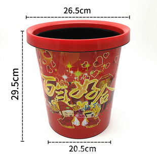 加厚垃圾桶 自产自销家用塑料垃圾篓 5元店货源日用品 居家百货详情8