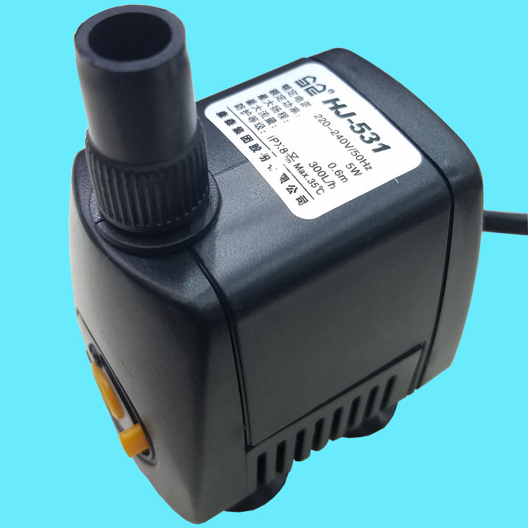 Sensun Aquarium Fish Tank Products Multi-functional Submersible Pump HJ-531 5W Head 0.6m Factory wholesale pic 20