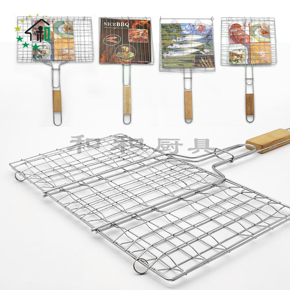 Cross-border wholesale manual aluminum alloy wooden handle hamburger meat press, beef Patty meat filling model press, meat Patty press pic 1