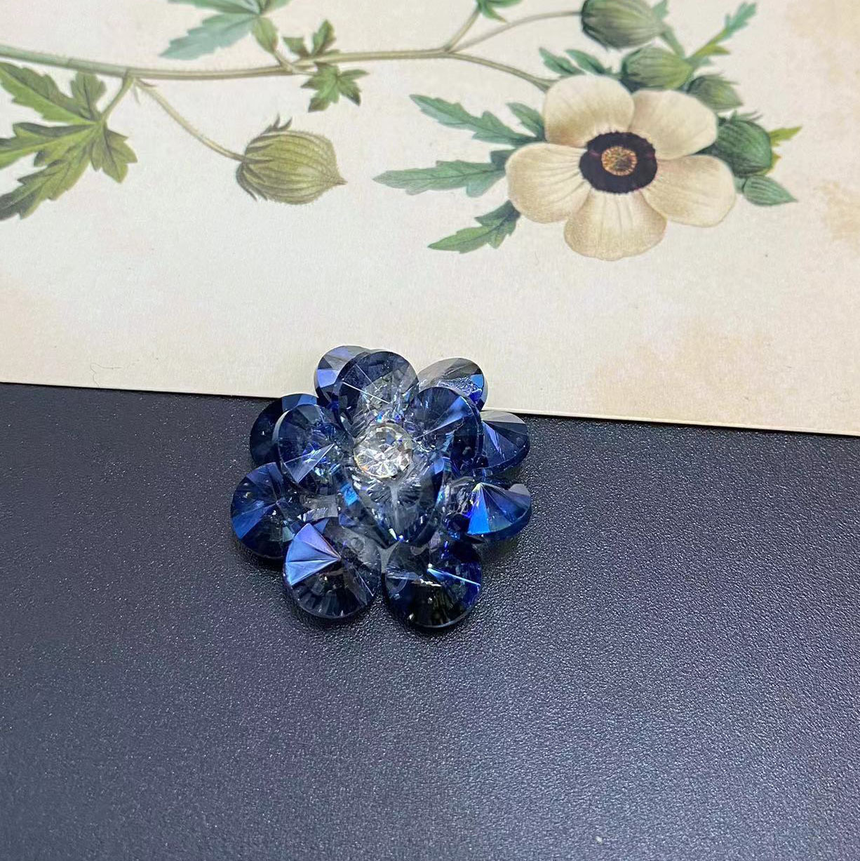 水晶手工花发饰配件鞋子帽子服饰辅料配件发箍发夹配件  厂家直批详情13