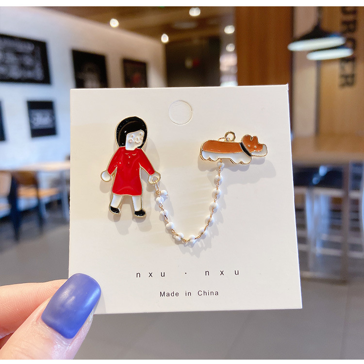 Cute Japanese brooches, trendy and individualistic alloy badges, brooches, accessories, cartoon collars, clothes, summer trinkets pic 35