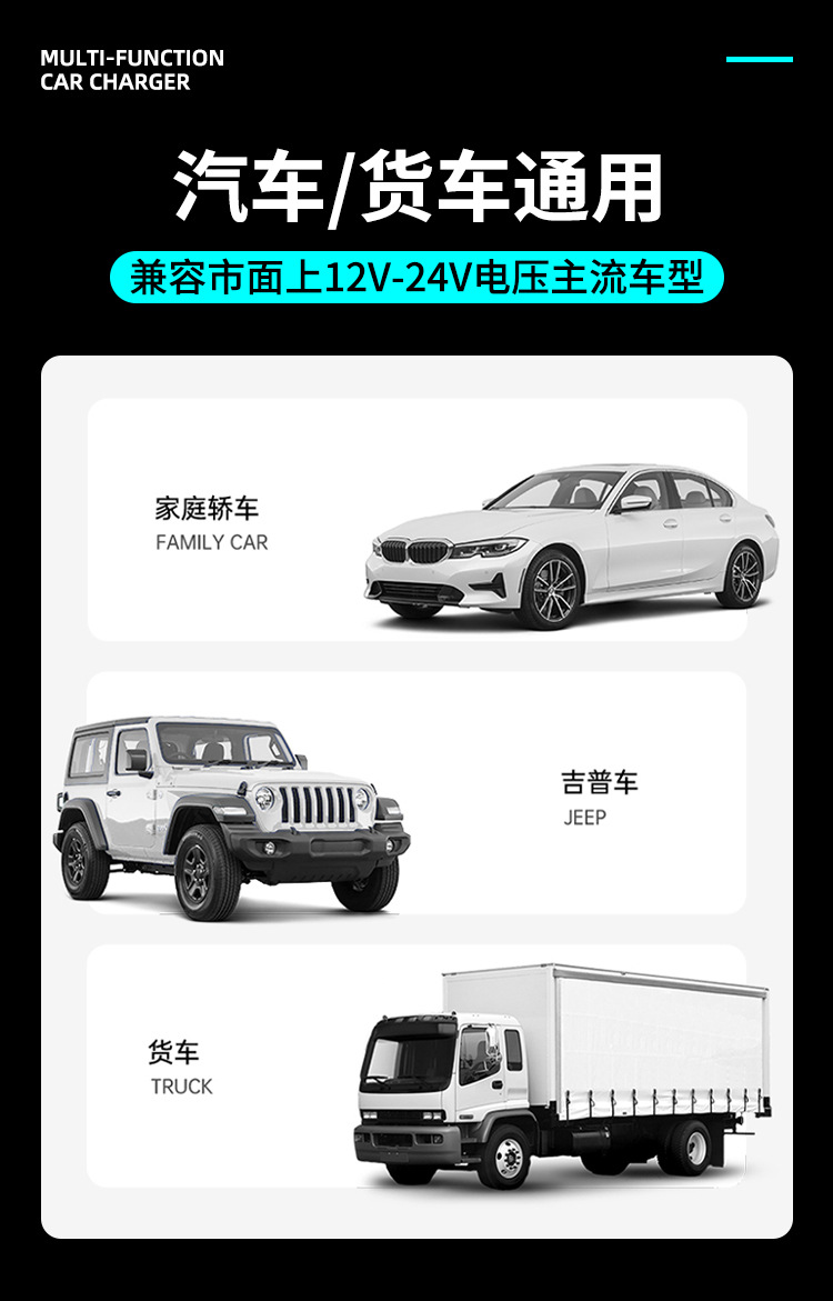 The new multi-functional car charging flashlight Type-C charging and maintenance lamp, window-breaking cone strong magnetic LED lighting lamp pic 12
