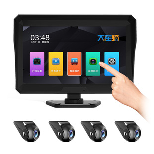 货车行车记录仪高清夜视360全景触摸盲区预警防偷油倒车影像批发详情7