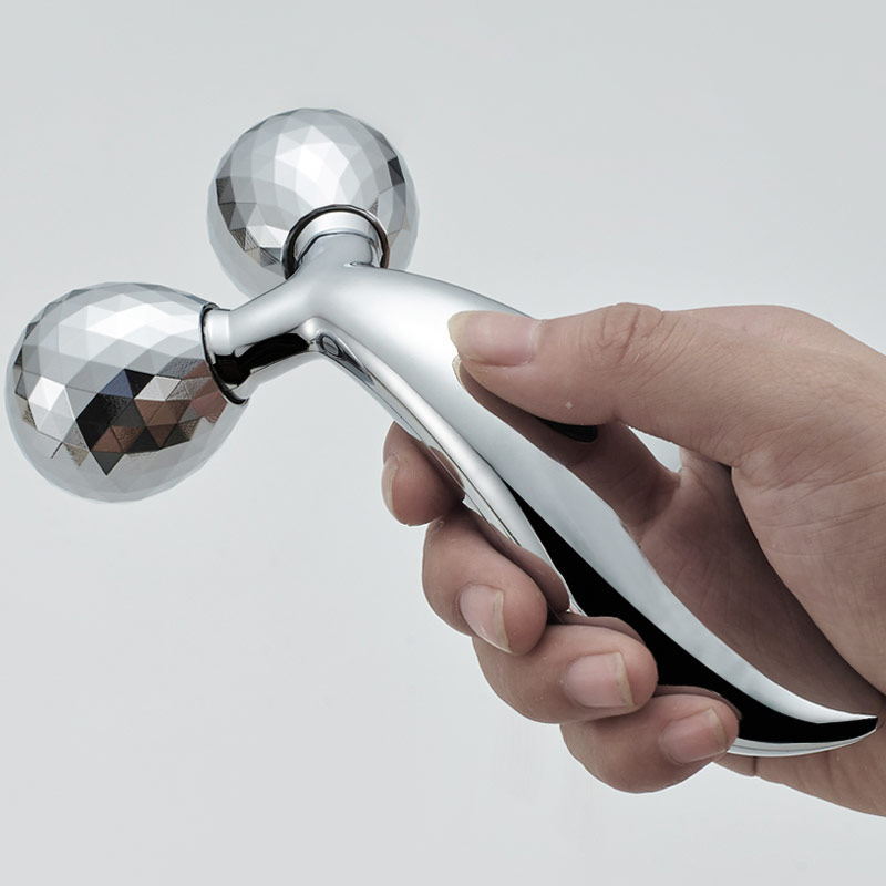 厂家直销3D手动滚轮瘦脸仪按摩器2轮塑形紧肤美容按摩仪瘦脸神器详情13