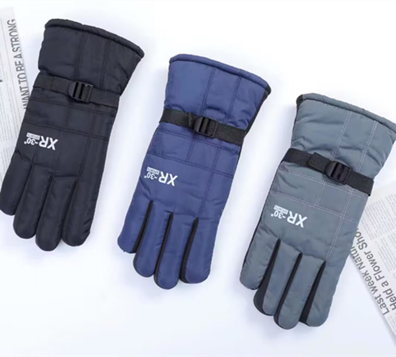Cross-border thickened and extended warm gloves, outdoor skiing, motorcycle and electric bike riding gloves, riding with fleece and thickened pic 8