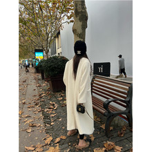 X*Z   row毛衣羊毛V领秋季针织衫毛衣v领上衣女秋冬季廓形厚实详情13