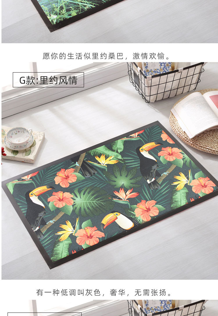 Printed entrance floor MATS, entrance door MATS, doormat MATS, bedroom and kitchen MATS, bathroom absorbent MATS, household carpets pic 9