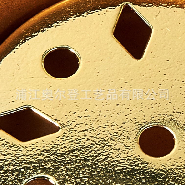 Export high-end wooden veneer metal rhombic irregular incense burner handicrafts and creative aroma diffuser containers source factory pic 2