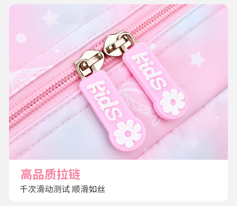 新款小学生书包女冰箱开门轻便大容量1-6年级梦幻儿童双肩包批发详情17