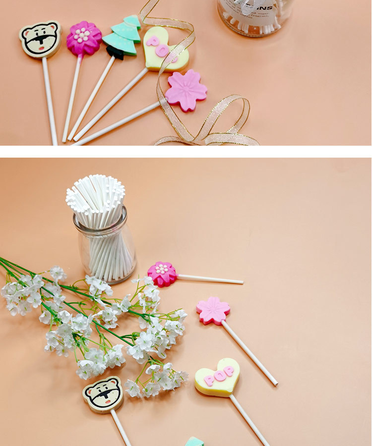 DIY baking starry sky lollipop paper sticks, candy stick paper sticks, cake sticks, solid pear syrup paper sticks, food grade pic 15