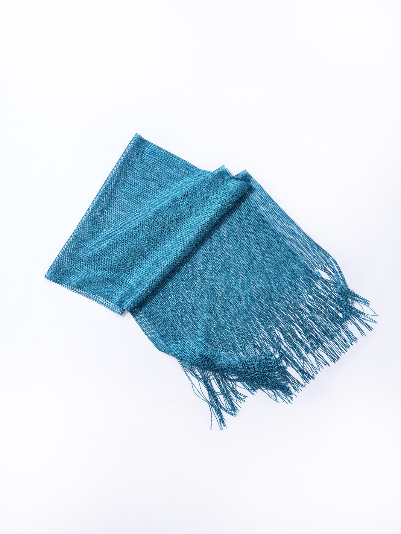 跨进专供 欧美爆款金银丝长流苏平板巾舞会婚礼派对晚礼服披肩女详情10