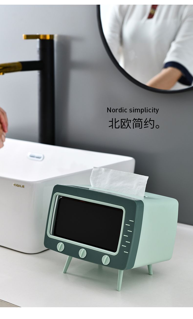 Desktop tissue box, bathroom tissue box, kitchen tissue box, storage box, living room TV tissue box, cute Instagram pic 6