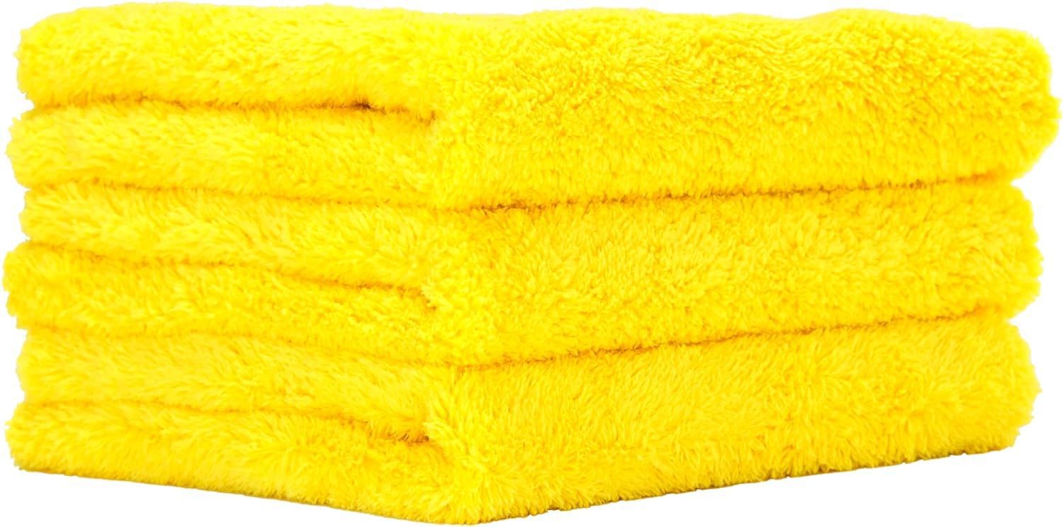 超细纤维珊瑚绒无边毛巾 擦车吸水不伤漆550GSM激光切边擦车巾详情21