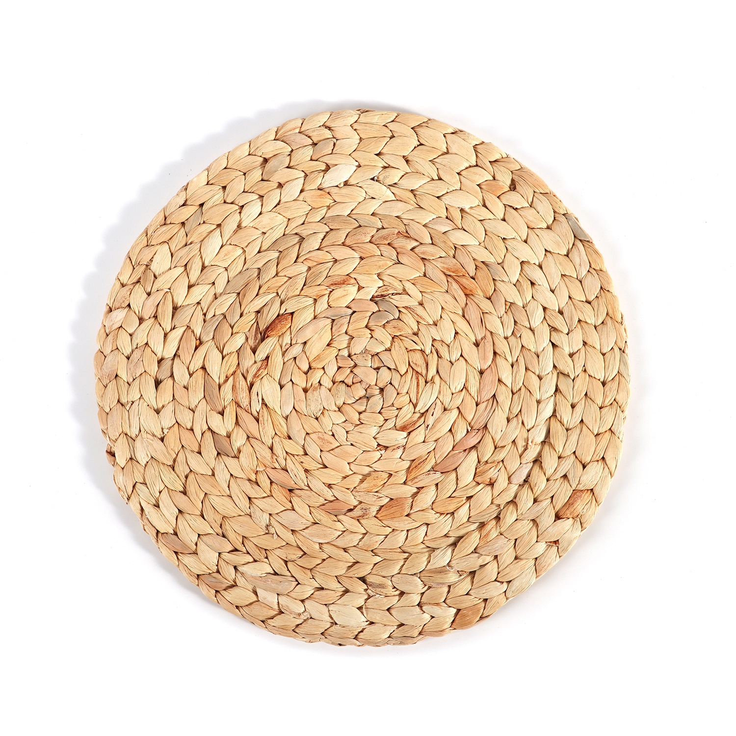 Jiayuan Japanese-style hand-woven placemats, water hyacinth grass country-style heat-insulating coasters, table grass woven placemats, heat-resistant bowl MATS, pot MATS, placemats and woven coasters pic 4