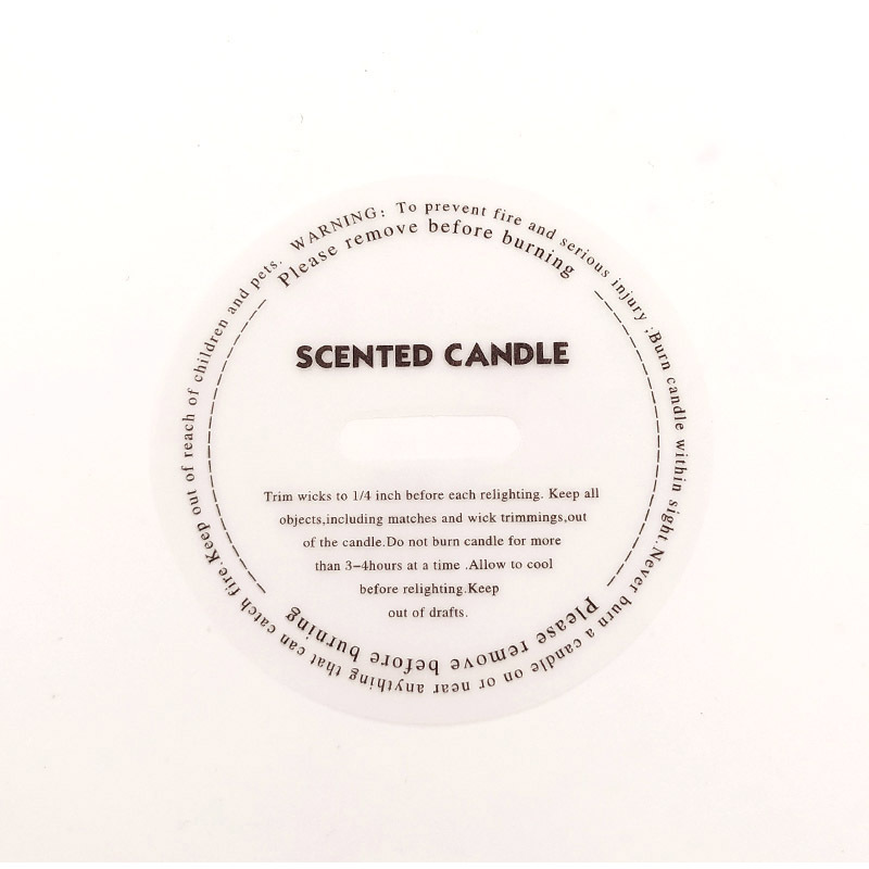 Scented candle, round dust-proof sulfate paper, coated white card paper, diy handmade wax cup protective paper, 4.5-7cm pic 7