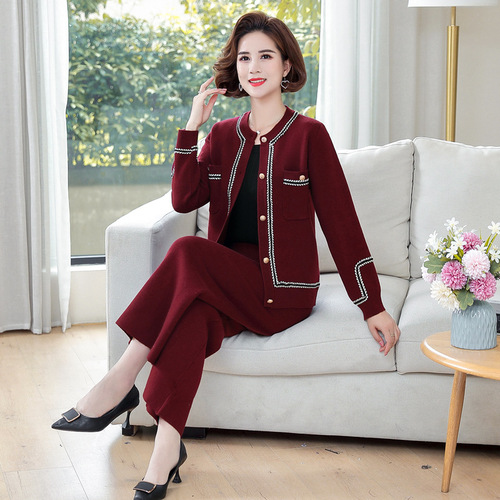 洋气妈妈装夏季短袖翻领T恤中老年人夏装宽松大码时尚印花小衫薄详情3