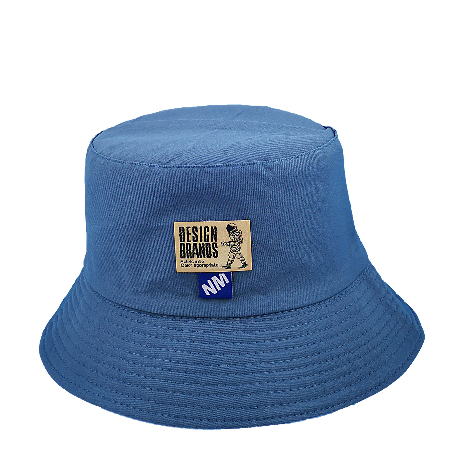 帽子女潮新款复古航天员贴标渔夫帽韩版遮阳帽潮男街头嘻哈盆帽详情3