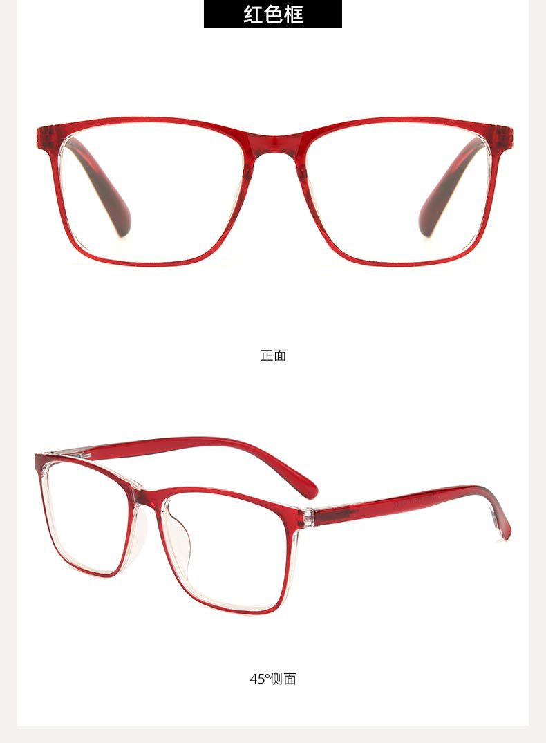 新款大框时尚年轻舒适女士老花镜高清男款老人镜跨境老视眼镜批发详情15