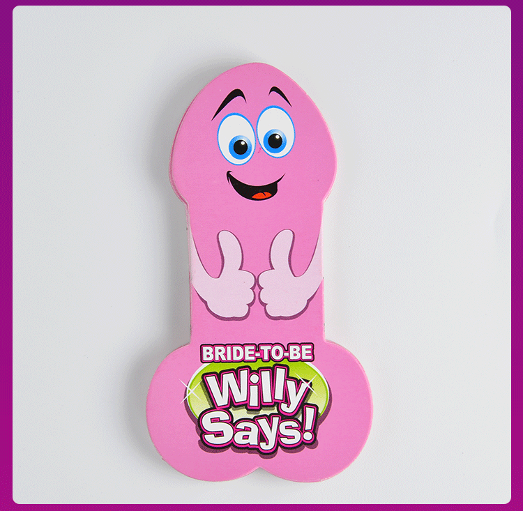 跨境亚马逊单身酒吧派对道具Willy Says真心话大冒险情趣纸牌详情4