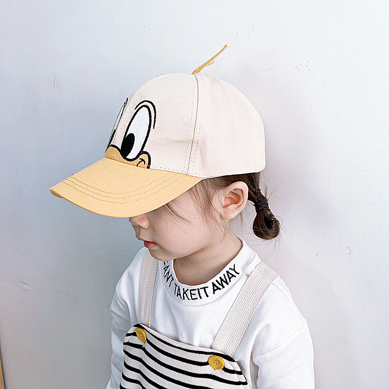 儿童帽子韩版卡通可爱春秋季出游宝宝鸭舌帽男女童婴儿棒球帽超萌详情7