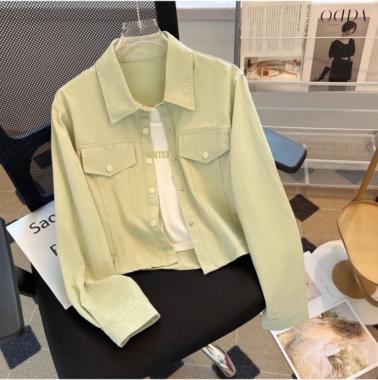 Polo领长袖衬衫女2024春秋新款洋气时尚修身显瘦薄款衬衣外套上衣详情27