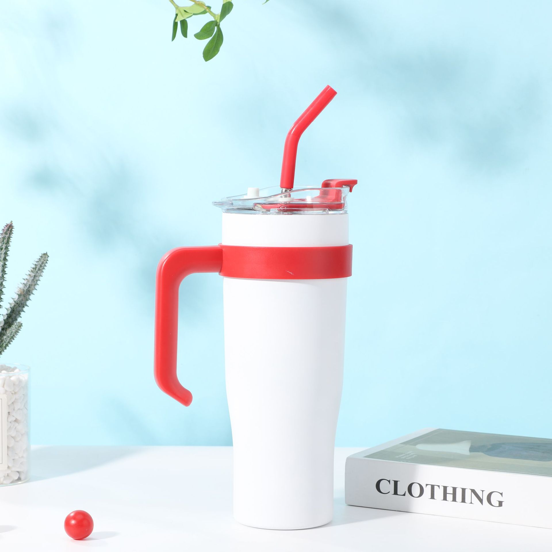 40oz giant insulated cup, 304 stainless steel ice king cup, car insulated cup, outdoor portable, large capacity, high appearance pic 5