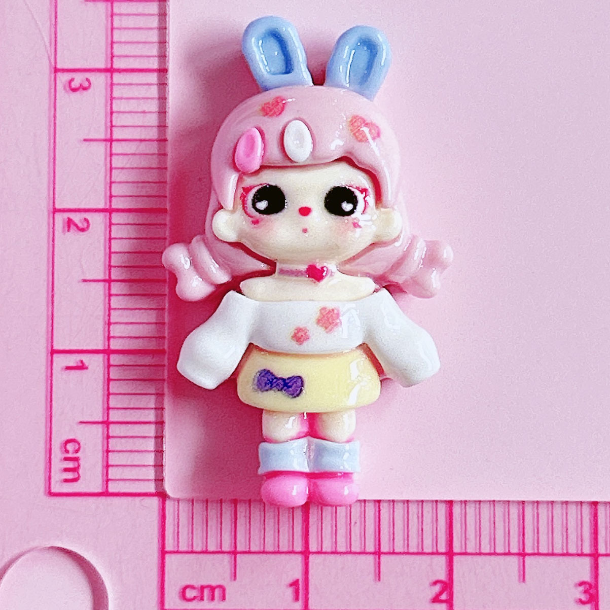 Rabbit-ear hair clips, resin accessories for cute girls, diy hair clips, hair accessory materials, brooches, accessories, stickers, pendants, decorations pic 20