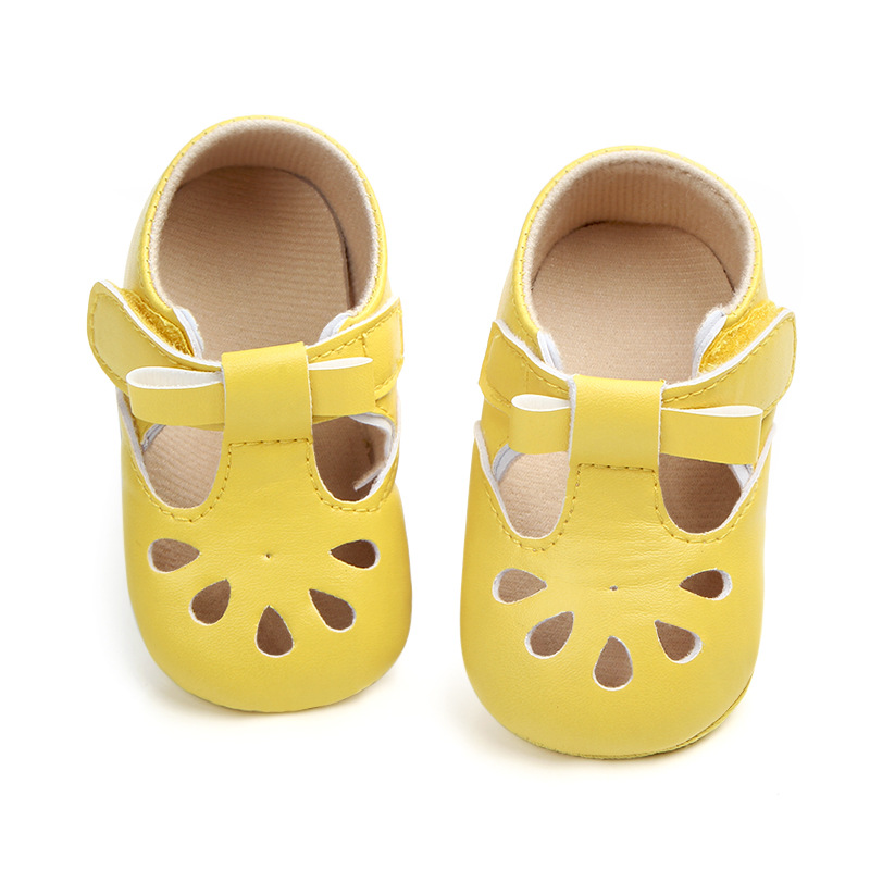 Wholesale of best-selling multi-color perforated baby shoes, anti-slip walking shoes, semi-rubber soles and soft-soled baby shoes 0921 pic 7