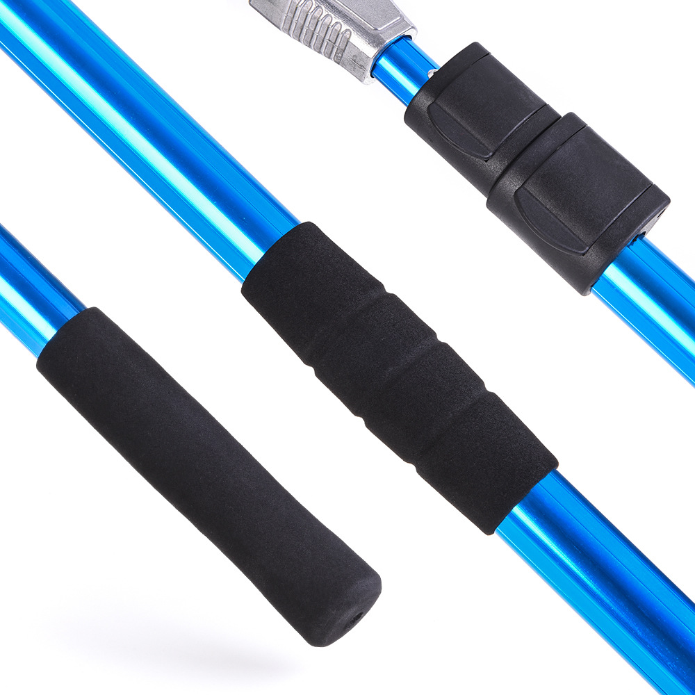 28,000 LEO/ Leou [Blue Aluminum Alloy Quick Folding Net] Large triangular net fishing net pic 7