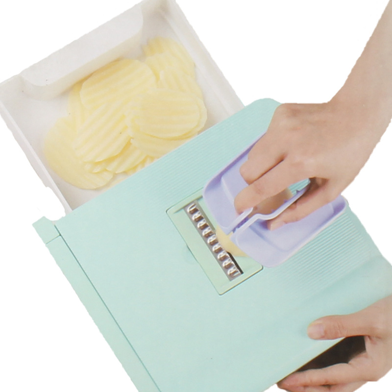 Cross border 6 en 1 multifunctional cutter casa cocina simple slicer cutter artefacto patata pepino cutter pic 3