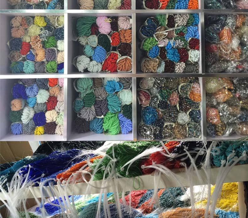Wholesale of diy materials for diamond-shaped two-ended pointed beads, 2-8MM crystal loose beads, and wholesale of crystal glass beads pic 16