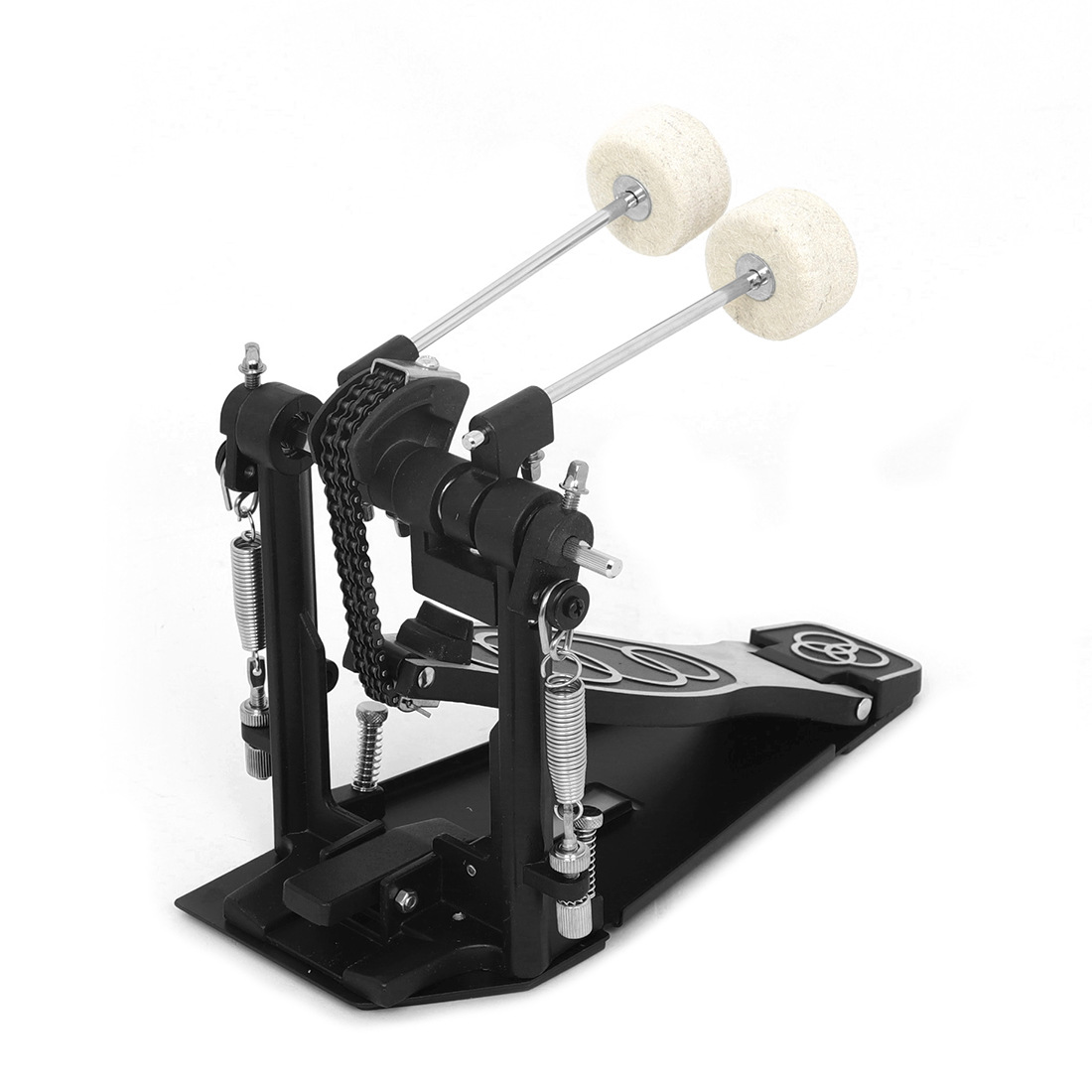 IRIN drums, double pedal jazz drums, double pedal pedals, double chain pedal bass drum practice, hammer percussion instruments pic 12