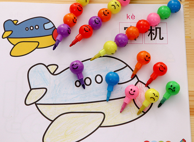 Creative 7-section Expression sugar-coated haws, pencils, crayons, student pencils, stationery, school supplies wholesale manufacturer pic 9
