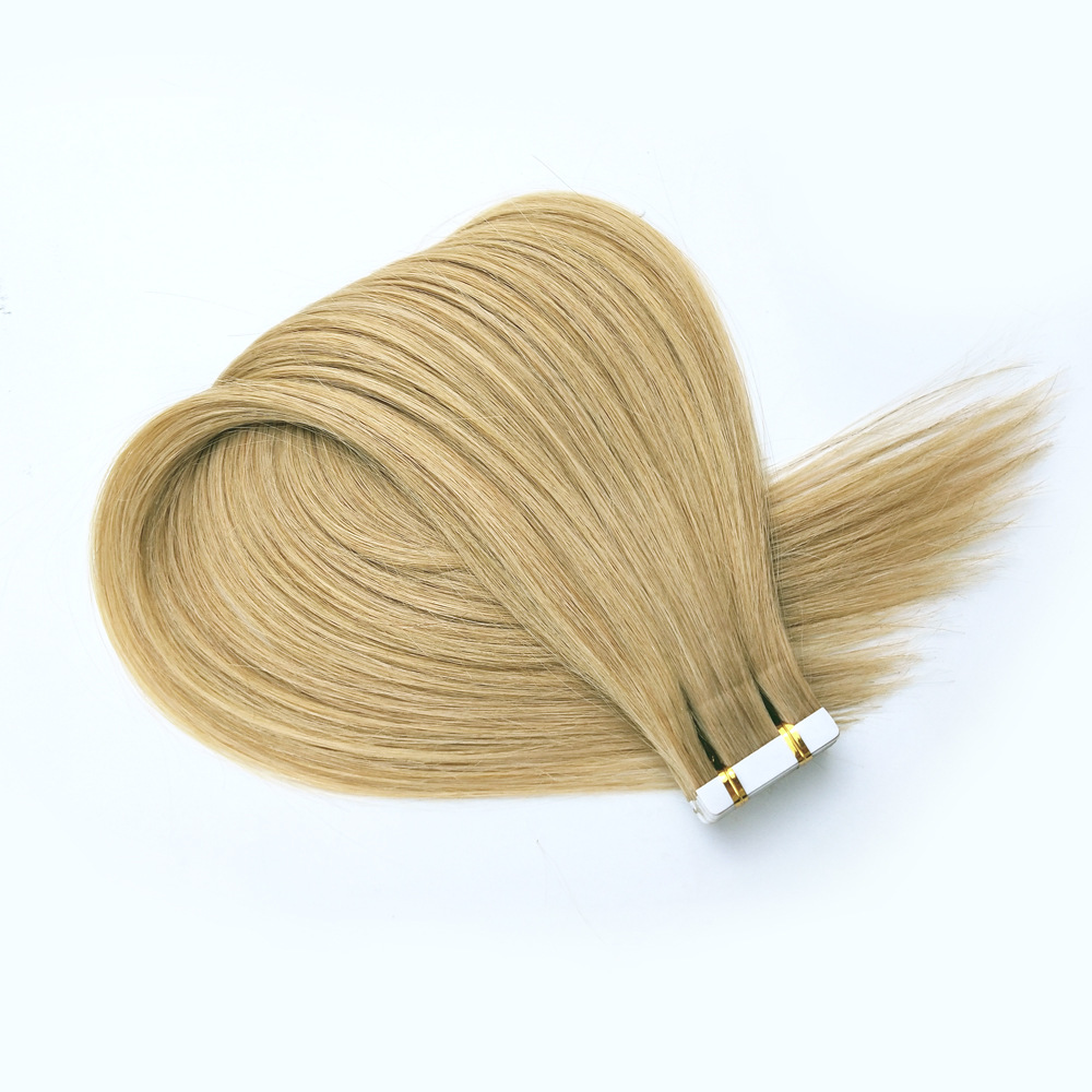 * 27 tape hair с золотыми волосами PU pic 5
