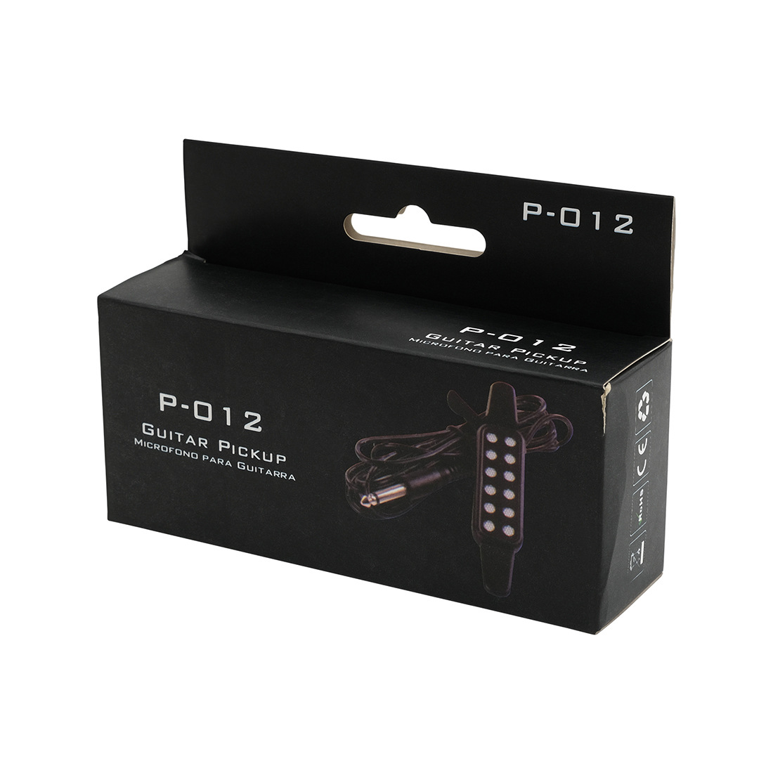 P-102民谣木吉他拾音器无需开孔拾音器带3米连接线卡口音孔拾音器详情7