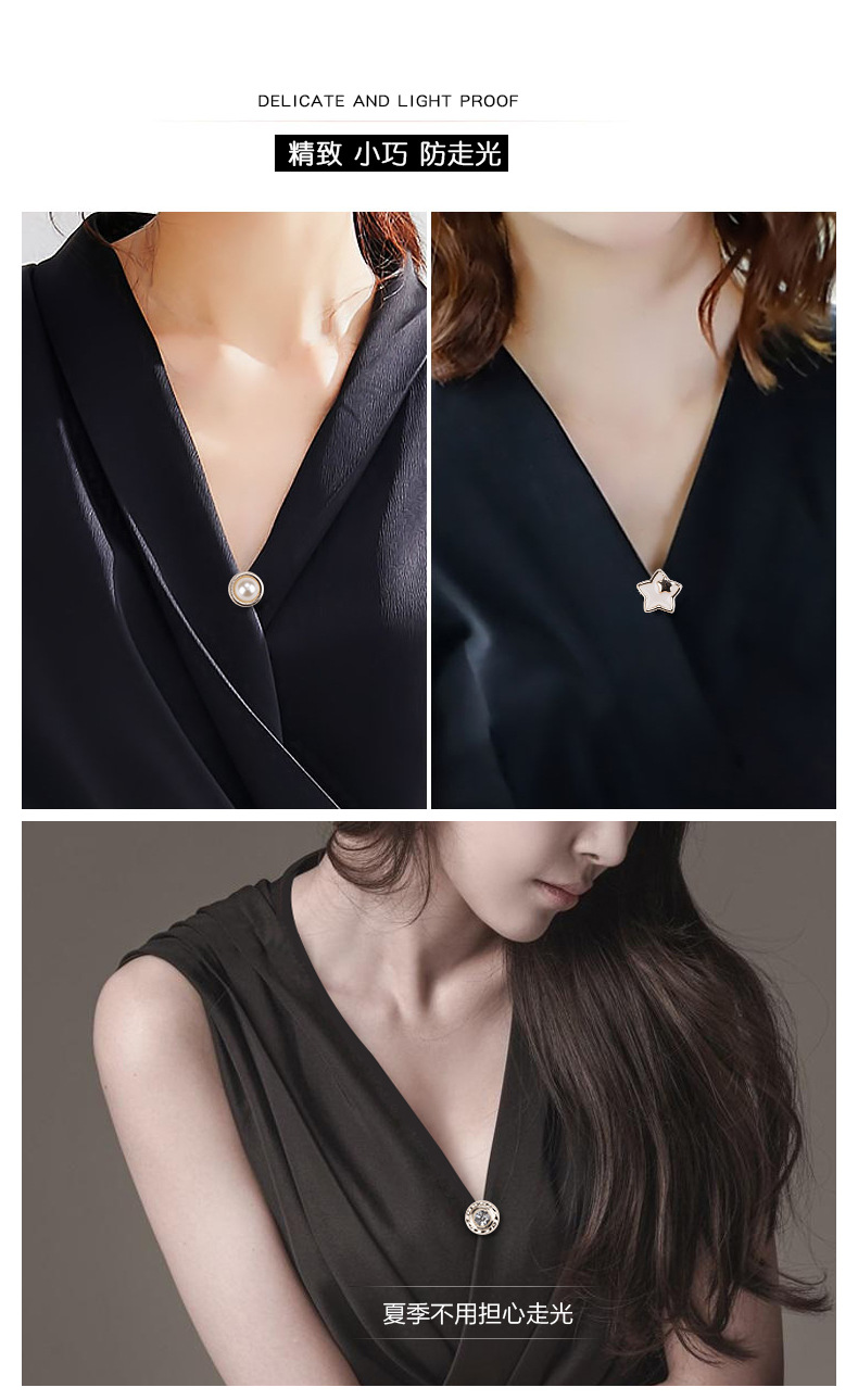 国潮 旗袍百花图案梅兰竹菊免缝纽扣暗扣女士防走光详情4