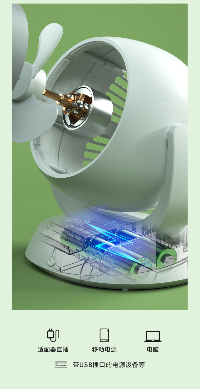 新款usb空气循环风扇家用台式静音学生宿舍桌面办公室小风扇礼品0822详情17
