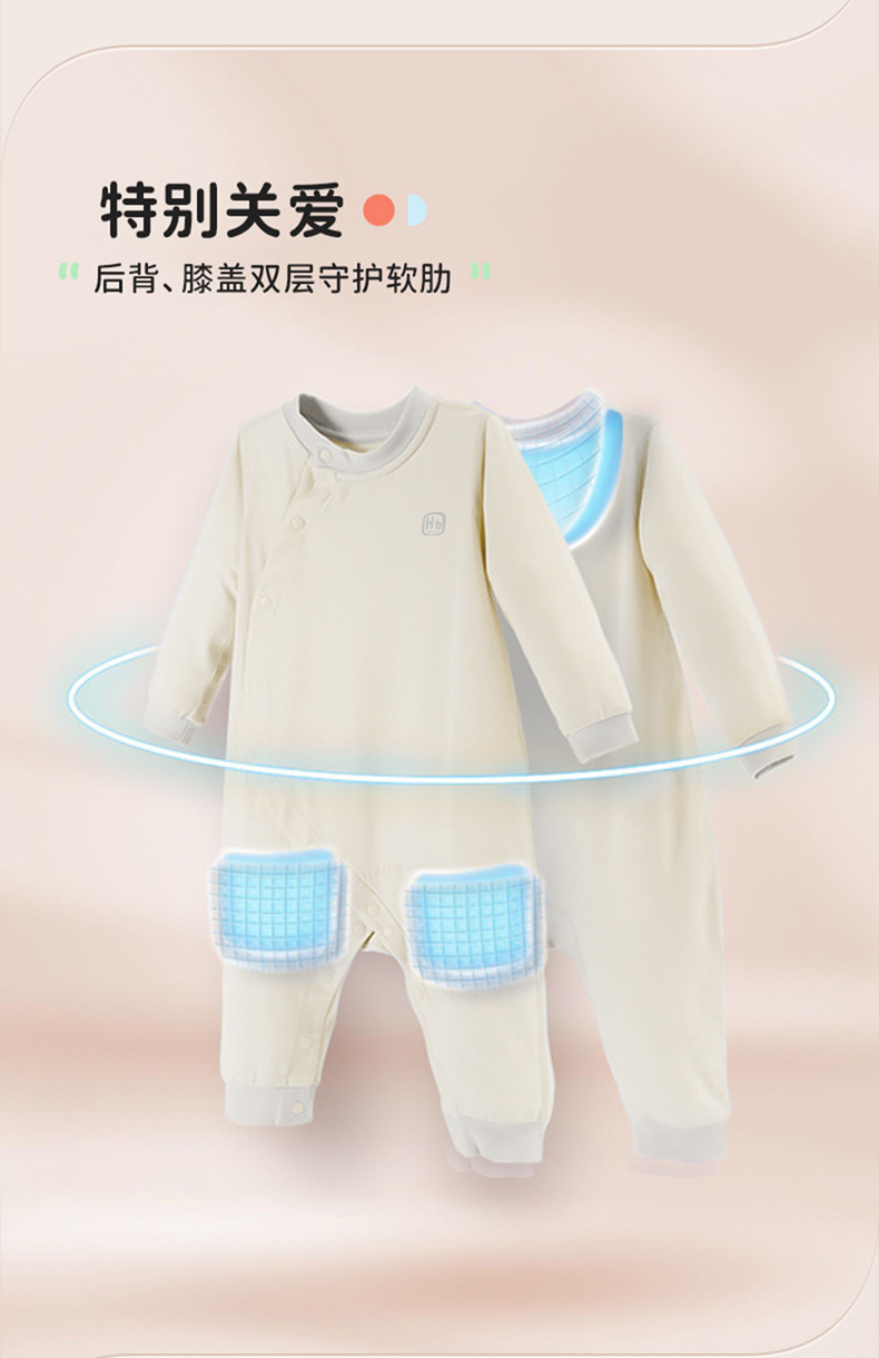 新生儿连体衣婴童A类吸汗哈衣爬服宝宝包屁衣2023年夏季新款详情7
