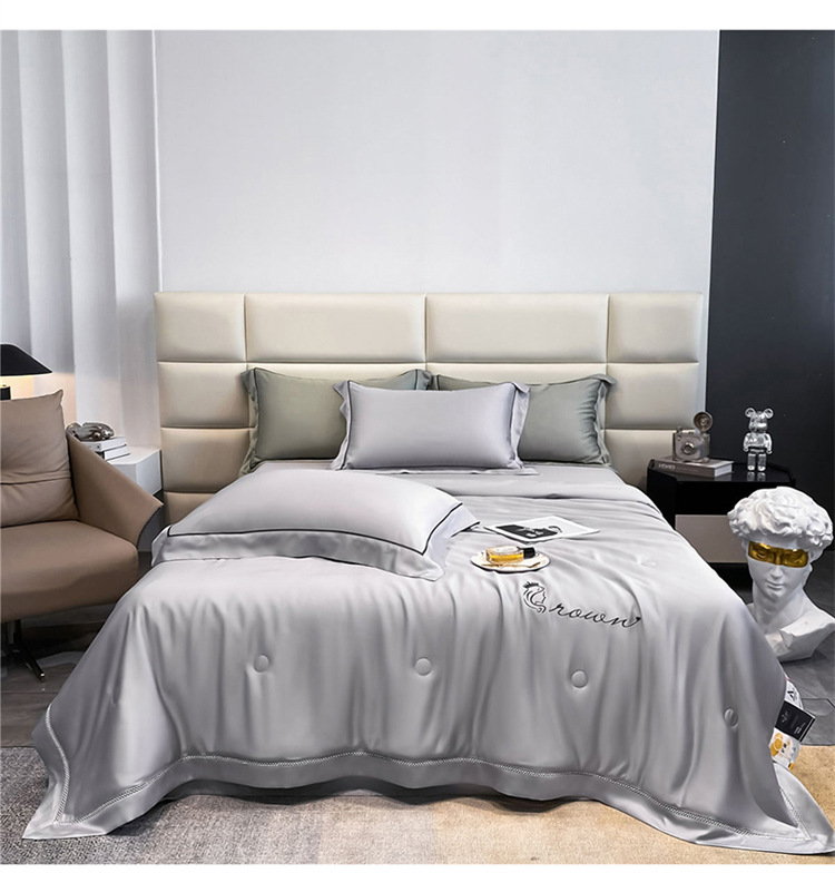 A类莫代尔天丝夏凉被冰丝空调被夏季薄被活动福利礼品被夏被批发详情15