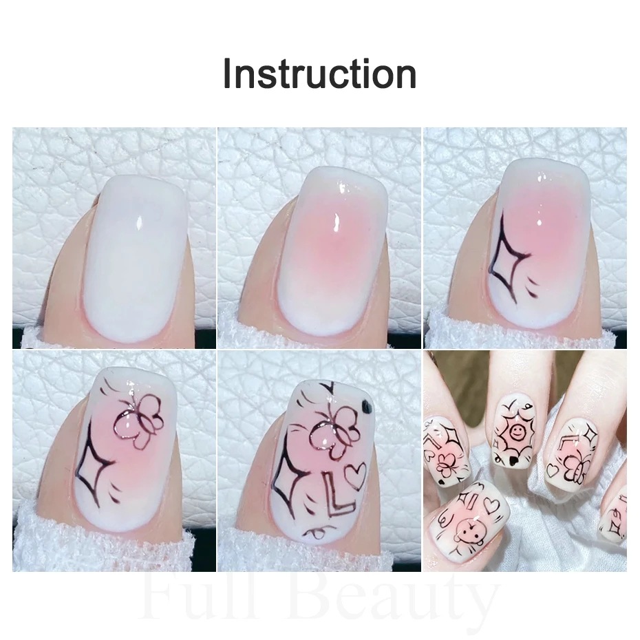 Cross-border new nail art painting pens, graffiti pens, dot drawing pens, outlining pens, DIY painting pens, nail art tools wholesale shanilak pic 14