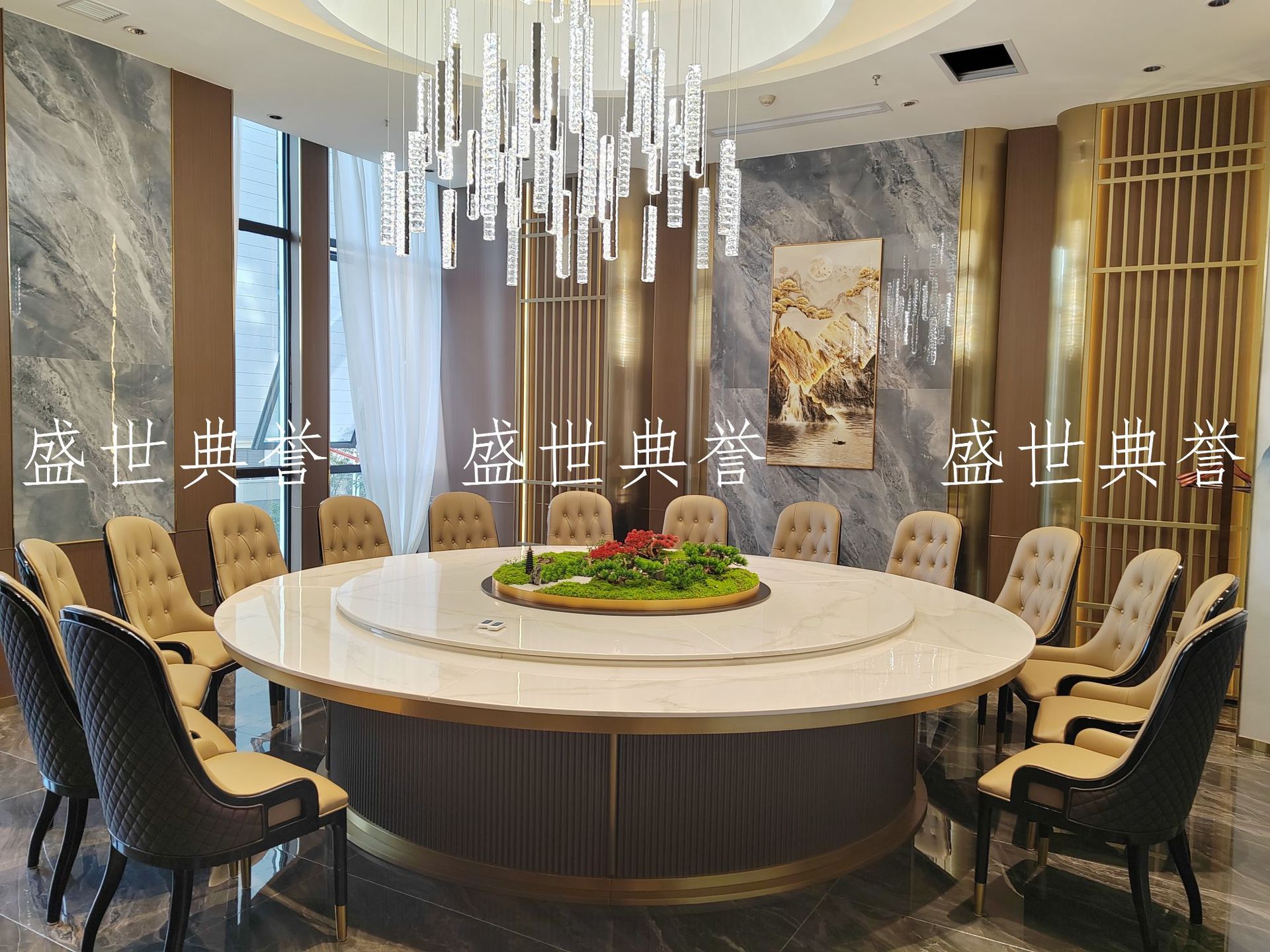 Solid wood dining tables and chairs for five-star hotels in Dalian, modern soft-padded chairs for seafood restaurants, and light luxury solid wood chairs for high-end clubs pic 14
