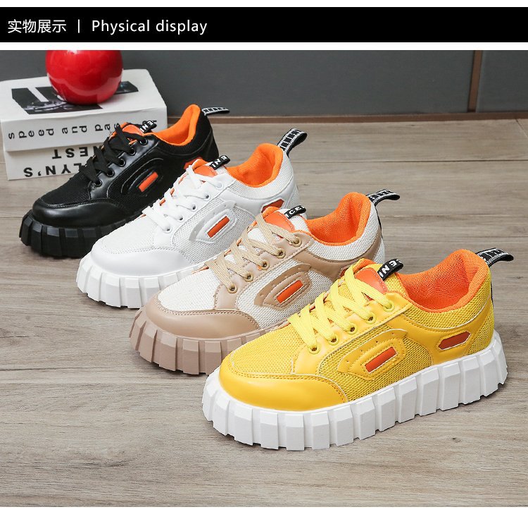 跨境外贸大码2021秋季新款街头时尚潮流圆头厚底女式休闲板鞋单鞋详情16