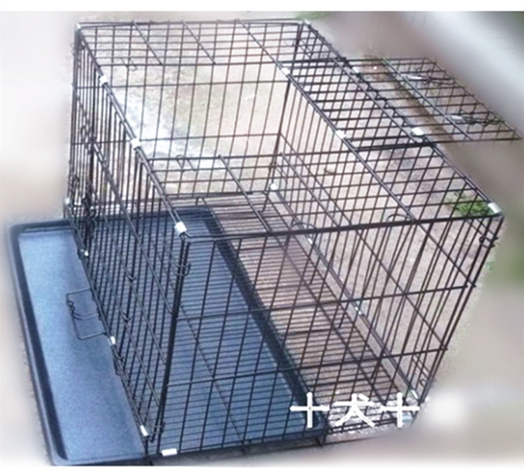 Wholesale Baojie high-end pet dog cages, assembled cages, wire cages, thickened pet cages pic 4